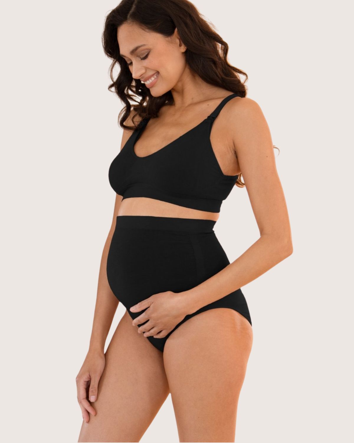 Black Maternity Set